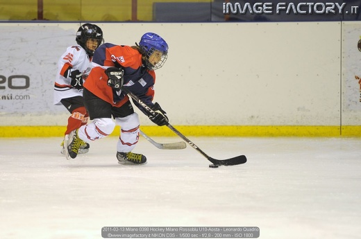 2011-02-13 Milano 0398 Hockey Milano Rossoblu U10-Aosta - Leonardo Quadrio
